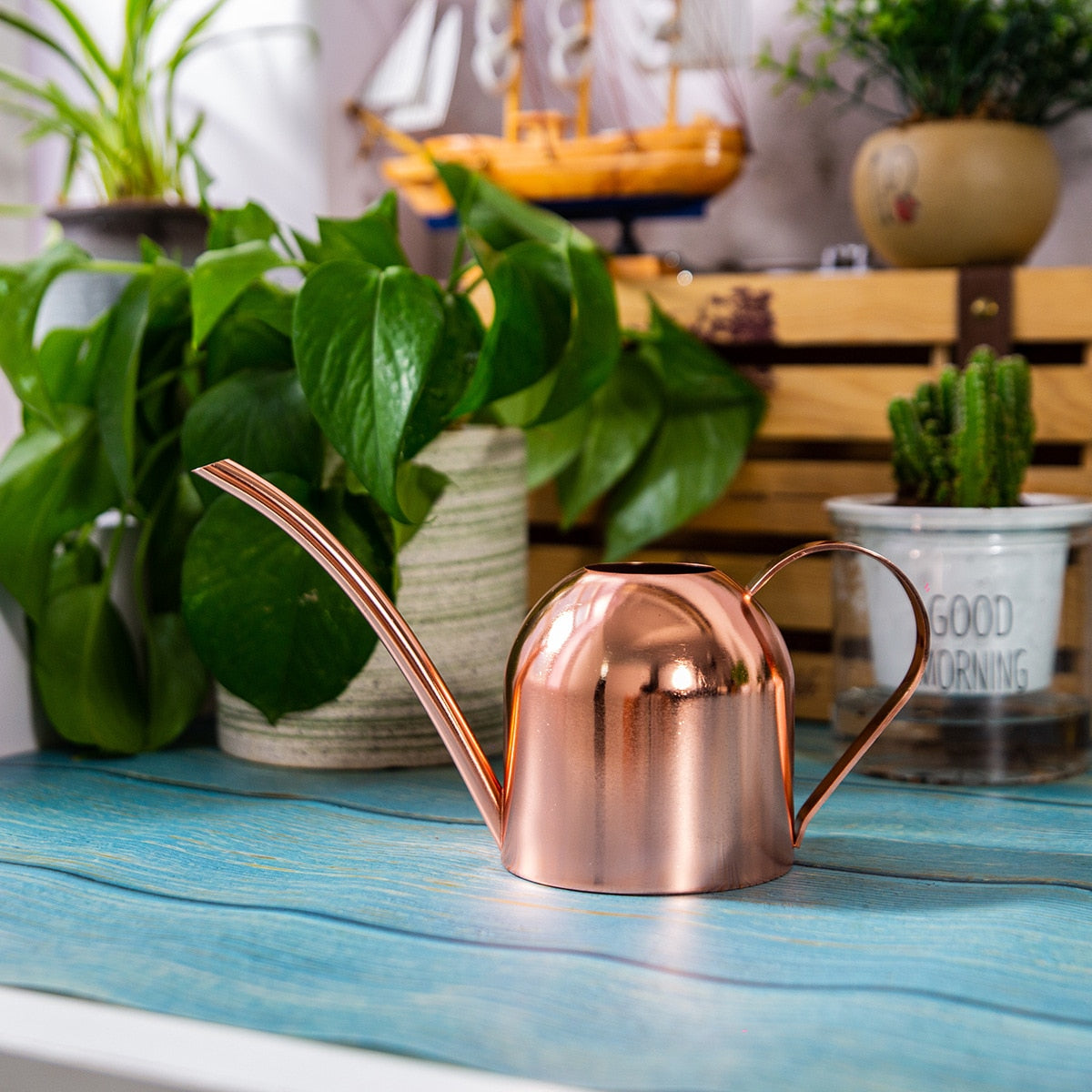 500ML STAINLESS STEEL LONG SPOUT WATERING CAN