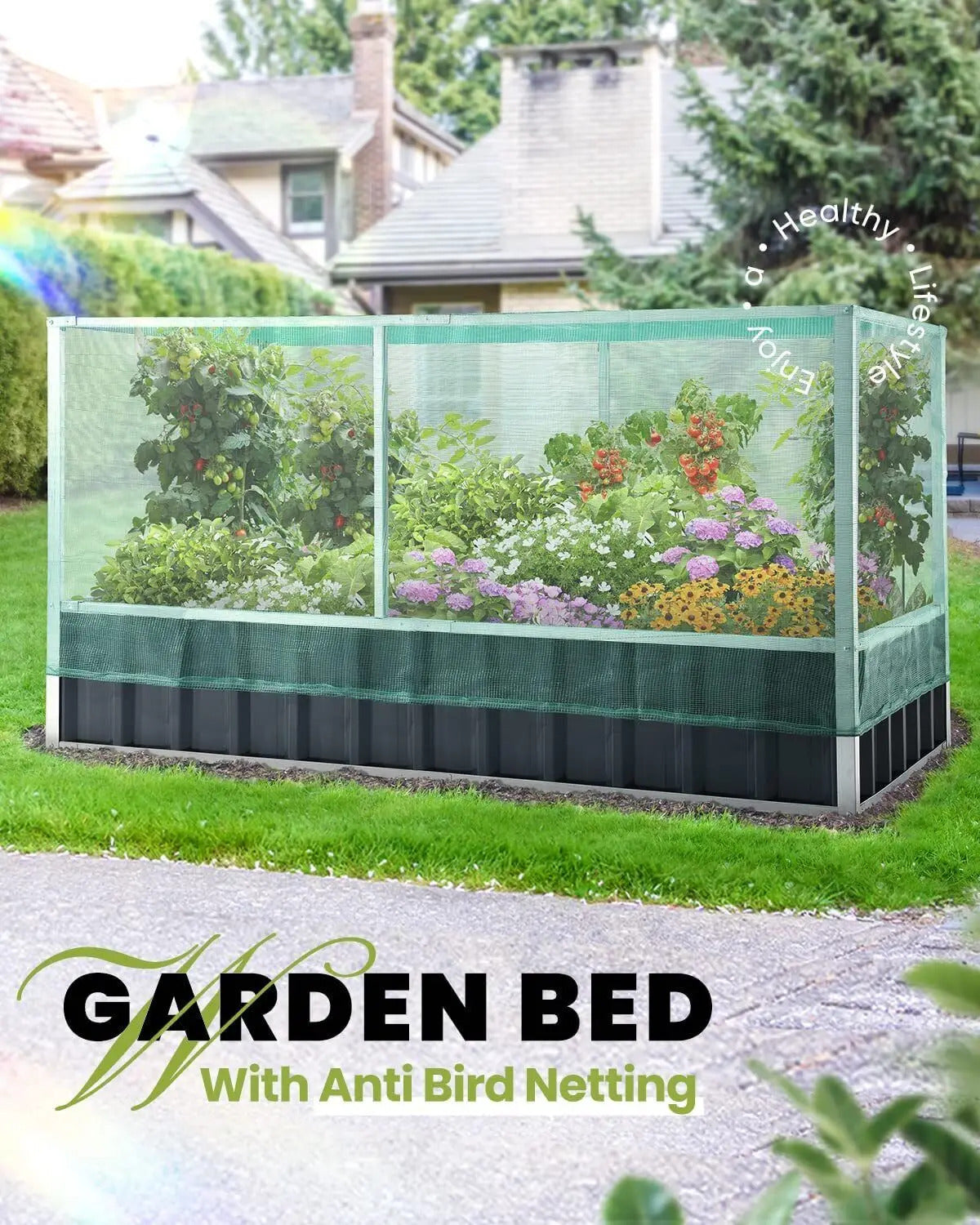 ELEVATED GARDEN BED WITH COVER