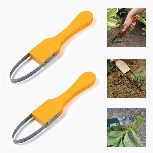 GARDEN WEEDER PLASTIC HANDLE RING IRON