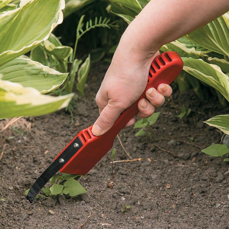 GARDEN WEEDER PLASTIC HANDLE RING IRON